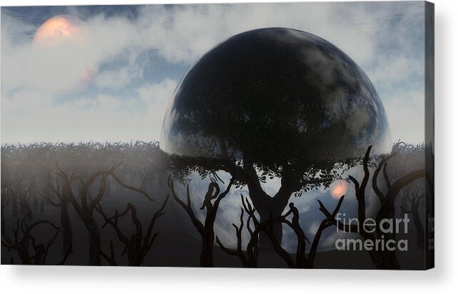 Life Acrylic Print featuring the digital art Tree Of Life by Richard Rizzo