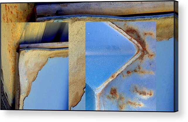 Urban Abstracts Acrylic Print featuring the photograph Urban Abstracts Seeing Double 61 by Marlene Burns