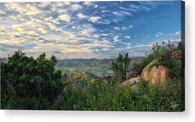 Simi Valley Acrylic Print featuring the photograph View Of Simi Valley by Endre Balogh