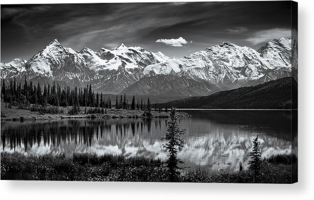 Mountains Acrylic Print featuring the photograph Mt. Denali In Summer #1 by Wei (david) Dai