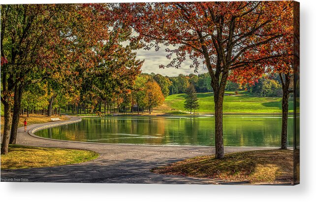  Acrylic Print featuring the photograph Fall in Montreal by G Lamar Yancy
