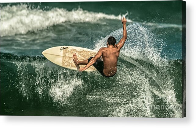 Beach Acrylic Print featuring the photograph Going Off by Eye Olating Images