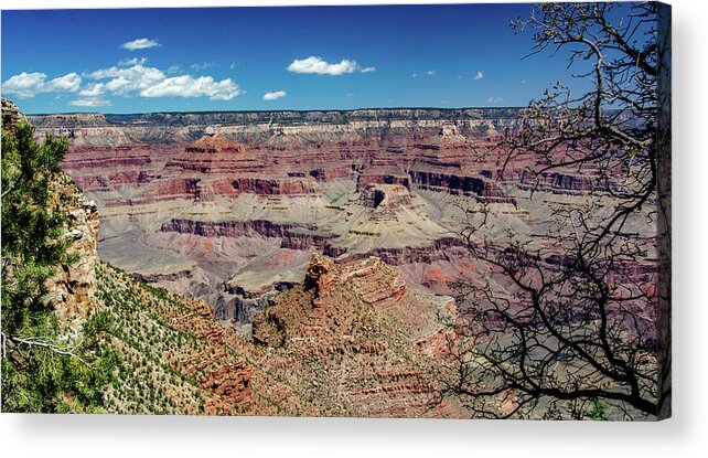 Grand Canyon Acrylic Print featuring the photograph Grandeur of the Canyon by Marcy Wielfaert