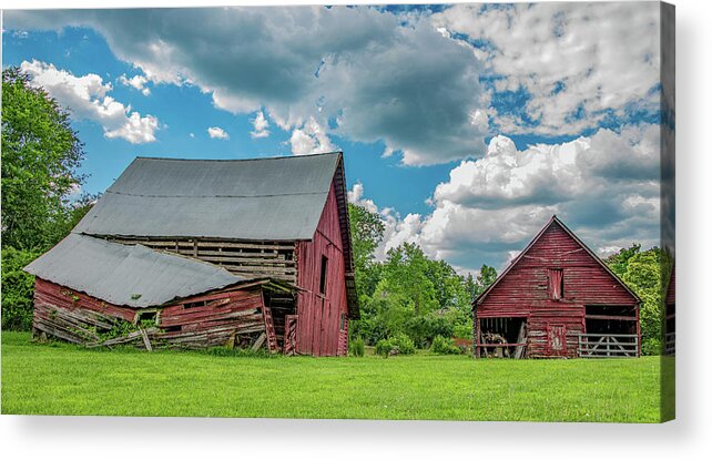 Country Road Acrylic Print featuring the photograph Summertime in Georgia by Marcy Wielfaert