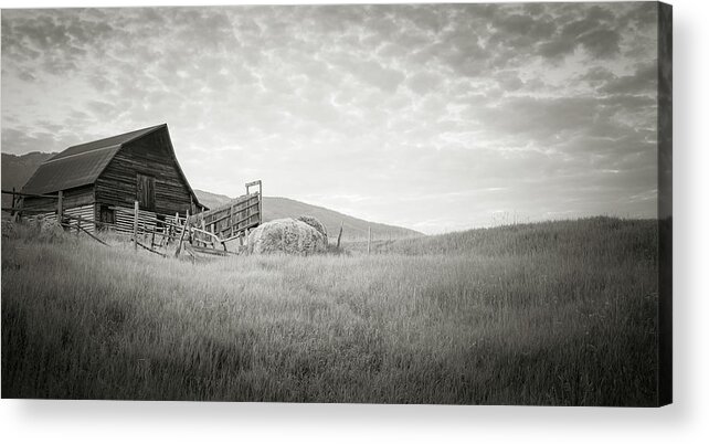 Agricultural Acrylic Print featuring the photograph Steamboat Barn #1 by Don Schwartz
