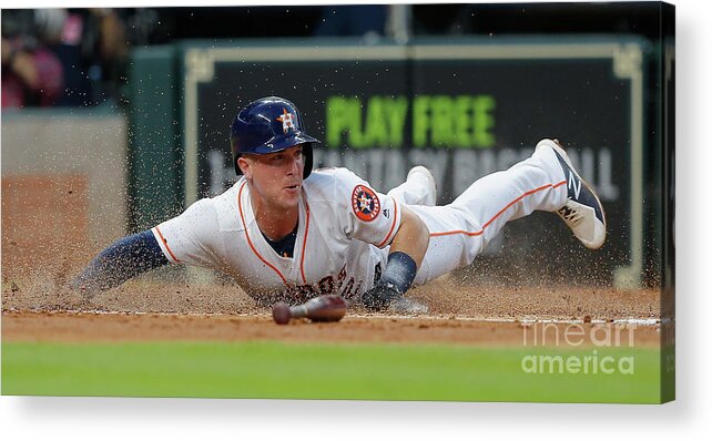 Alex Bregman Acrylic Print featuring the photograph Alex Bregman #7 by Bob Levey