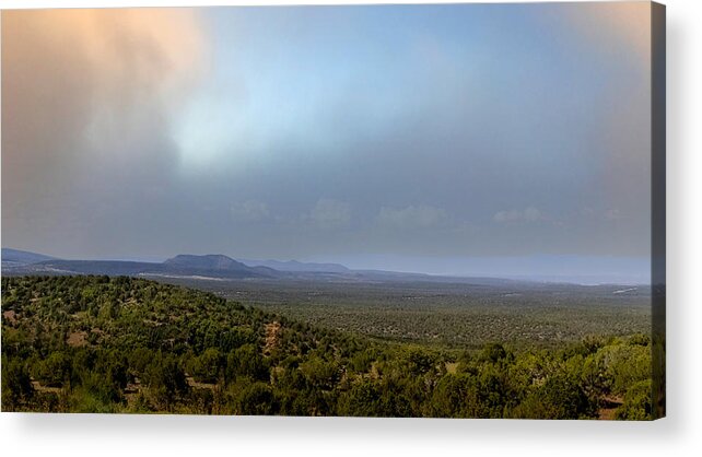 Desert Acrylic Print featuring the photograph A Beautiful Vista by Laura Putman