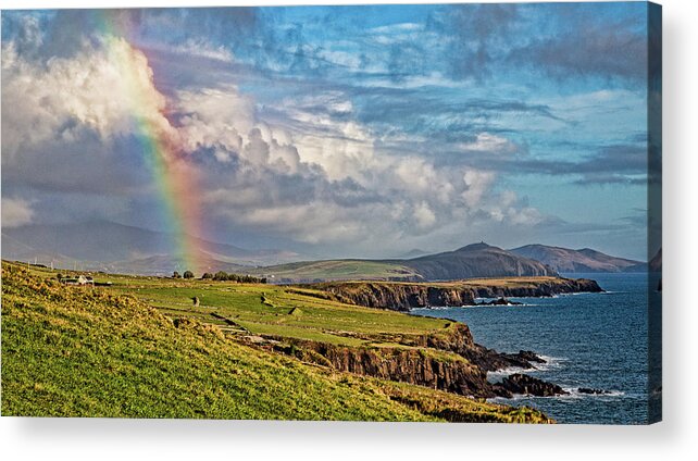 Emerald Isle Acrylic Print featuring the photograph Emerald Isle, Ireland, Europe by Stephanie Millner
