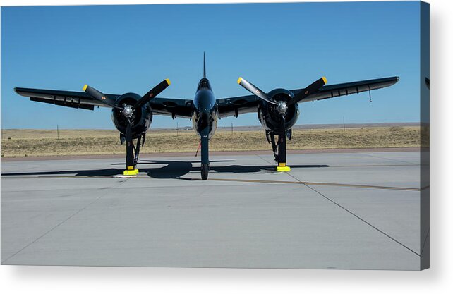 Airplane Acrylic Print featuring the photograph F7F Tigercat 2 by Brian Howerton