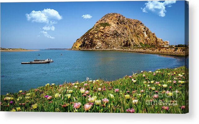 23 Million Years Old Acrylic Print featuring the photograph Gibraltar of the Pacific-- Morro Rock by David Levin