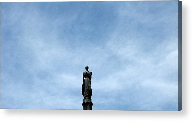 Statues Acrylic Print featuring the photograph Looking Away by Richard Stanford