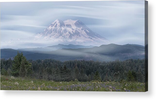 Mount Rainier Acrylic Print featuring the photograph Mt. Rainier by Patti Deters