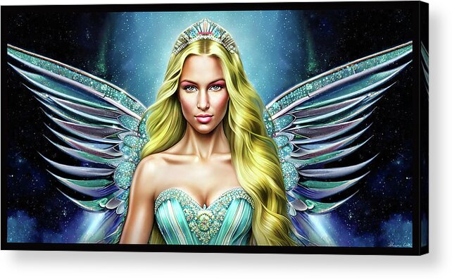 Healer Acrylic Print featuring the digital art The Prom Queen by Shawn Dall
