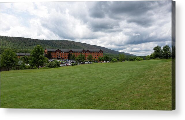 Landscapes Acrylic Print featuring the photograph The Rocky Gap Casino and Resort by Amber Kresge