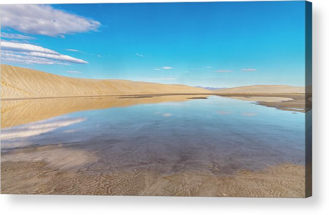 © 2020 Lou Novick All Rights Reversed Acrylic Print featuring the photograph White Sands National Park #12 by Lou Novick
