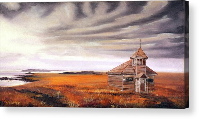 Prophetic Acrylic Print featuring the painting Abandoned by Jeanette Sthamann