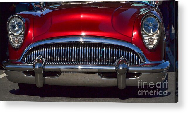 Red Acrylic Print featuring the photograph Half Moon Bay HS Show #7 by Dean Ferreira