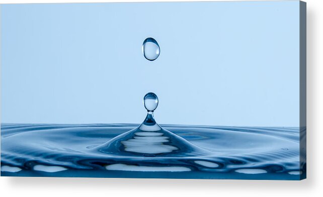 Water Drop Acrylic Print featuring the photograph A Drop in the Bucket by Jennifer Kano