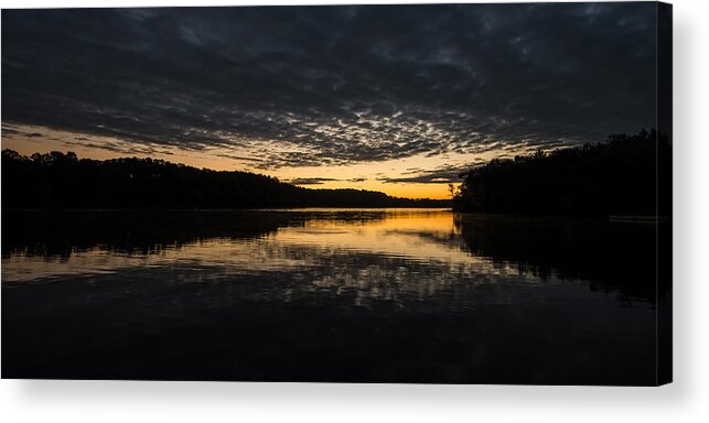 Sunrise Acrylic Print featuring the photograph Before Sunrise At The Lake by Todd Aaron