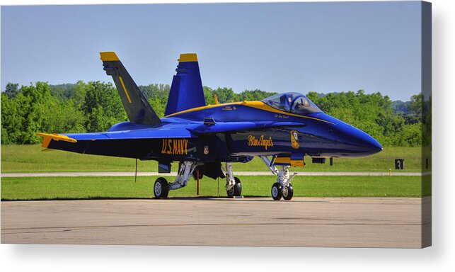 Blue Angels Acrylic Print featuring the photograph Blue Angel 1 by Dan Myers