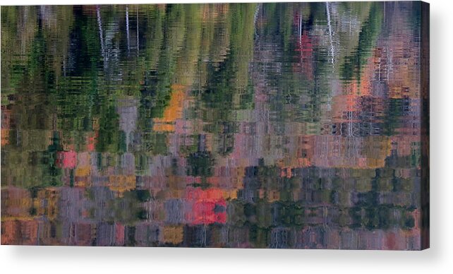 Reflection Acrylic Print featuring the photograph Colors of Fall by Jean Macaluso