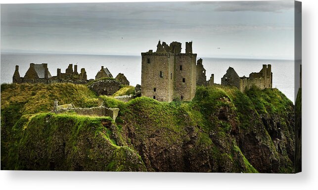Castle Acrylic Print featuring the photograph Dunnottar Castle Scotland by Sally Ross