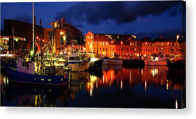 Boats Acrylic Print featuring the photograph Fiishing Boats by Glen Johnson