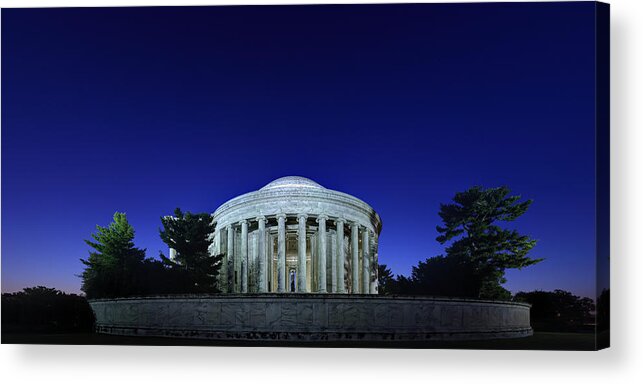 Metro Acrylic Print featuring the photograph Jefferson In The Morning by Metro DC Photography