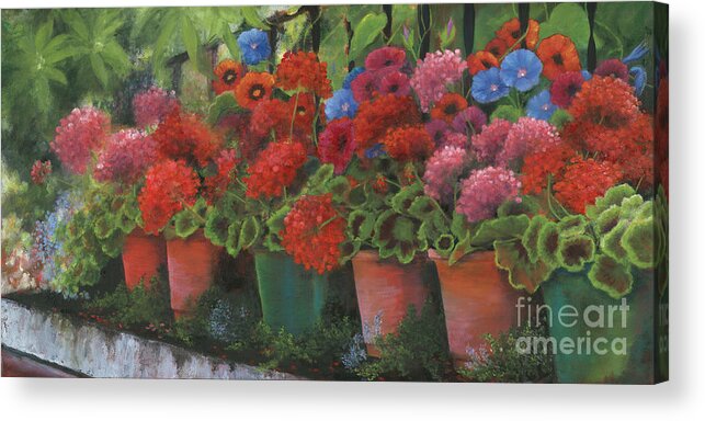 Oil Painting Acrylic Print featuring the painting Ode to Summer by Jeanette French