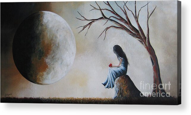 Surreal Paintings Acrylic Print featuring the painting Surreal Paintings by Moonlight Art Parlour