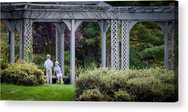 2013 Acrylic Print featuring the photograph The Conversation by Monroe Payne