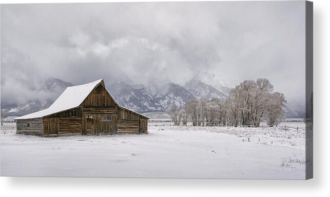 Wyoming Acrylic Print featuring the photograph This Is Winter by Robert Fawcett