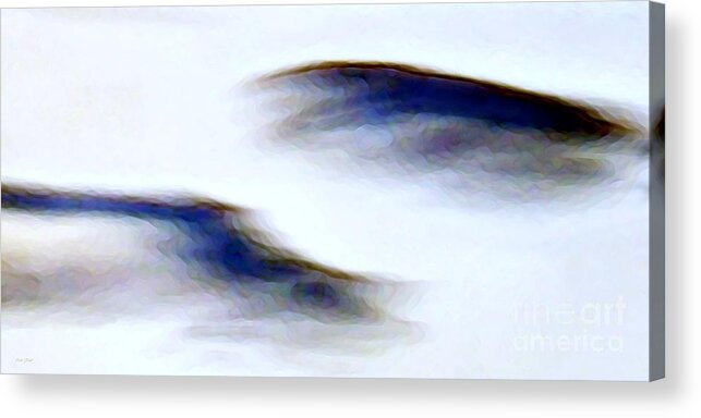 Waves Acrylic Print featuring the digital art Waves by Dale  Ford