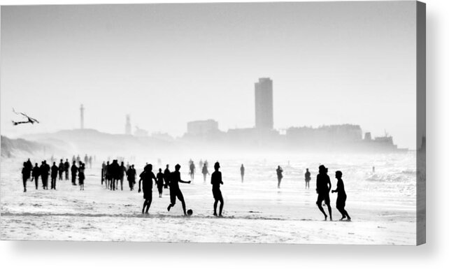Belgium Acrylic Print featuring the photograph When The Sun Encounters The Mist ... by Yvette Depaepe