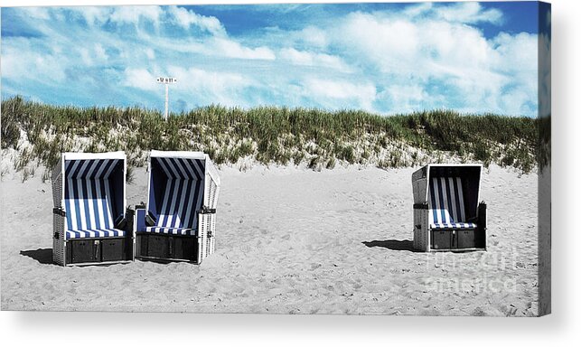 Beach Acrylic Print featuring the photograph You And Me And ... by Hannes Cmarits