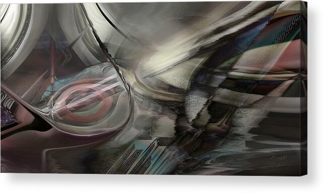 Jumped By Heir Redux Acrylic Print featuring the digital art Jumped by Heir Redux by Steve Sperry