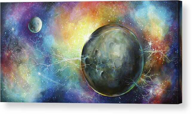Fantasy Acrylic Print featuring the painting ' Inevitable ' by Michael Lang