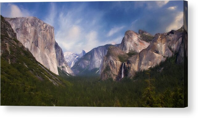 Beautiful Acrylic Print featuring the photograph Valley View #1 by Lana Trussell