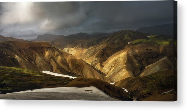 Laugavegur Acrylic Print featuring the photograph A Piece Of Laugavegur by Tor-Ivar Naess