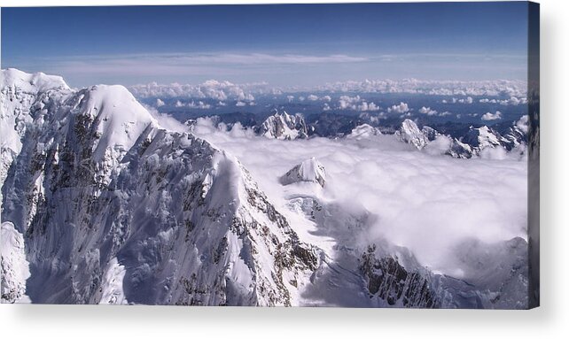 Above Denali Acrylic Print featuring the photograph Above Denali by Chad Dutson