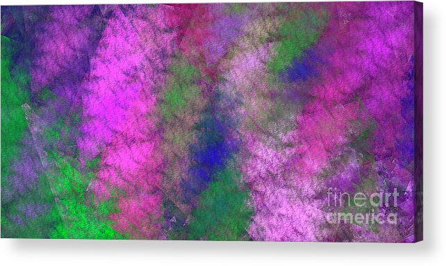 Panorama Acrylic Print featuring the digital art Andee Design Abstract 7 2018 by Andee Design
