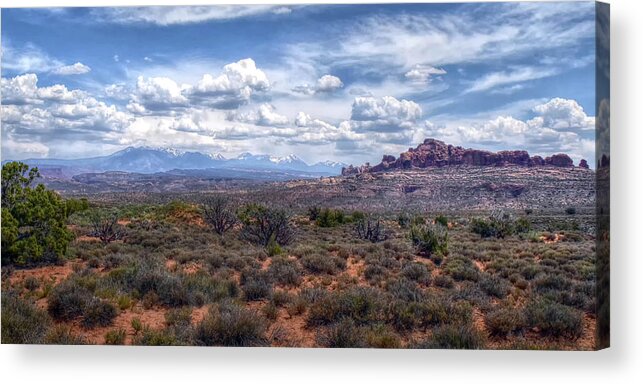 Arches Acrylic Print featuring the photograph Arches Landscape by Joseph Rainey