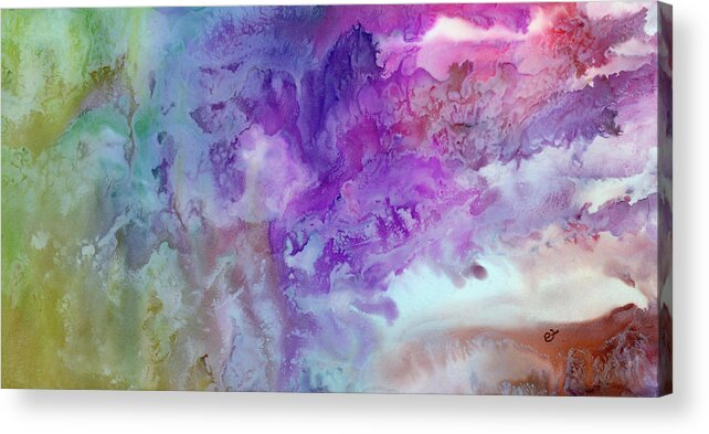 Abstract Acrylic Print featuring the painting Beneath the Surface by Eli Tynan