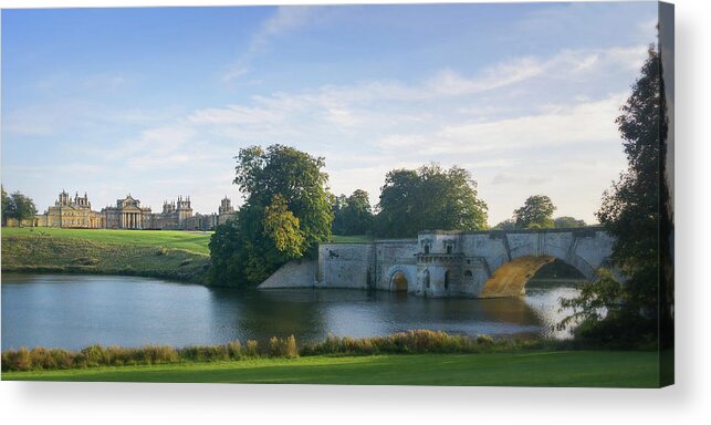 History Acrylic Print featuring the photograph Blenheim Palace by Joe Winkler