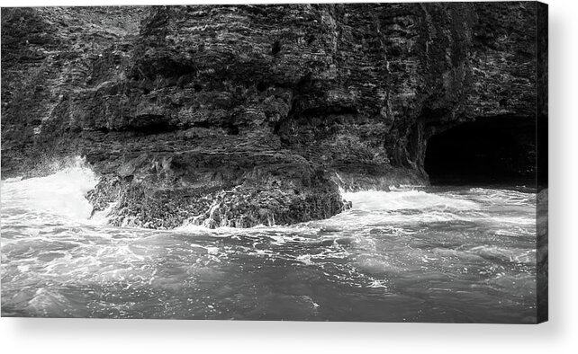 Napali Coast Acrylic Print featuring the photograph Breaking by Jason Wolters
