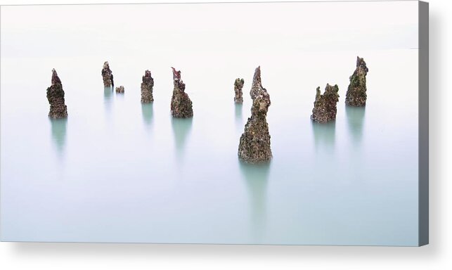 Pier Acrylic Print featuring the photograph Disa-pier by Ryan Smith