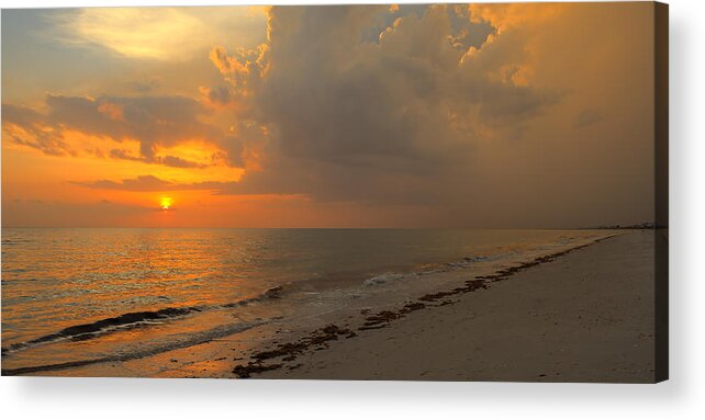 Southwest Acrylic Print featuring the photograph Good Night Sun by Sean Allen