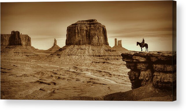 Monument Valley Acrylic Print featuring the photograph Legends by Ryan Smith