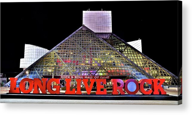 Rock Acrylic Print featuring the photograph Long Live Rock by Frozen in Time Fine Art Photography