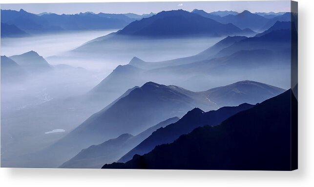 Morning Mist Acrylic Print featuring the photograph Morning Mist by Chad Dutson